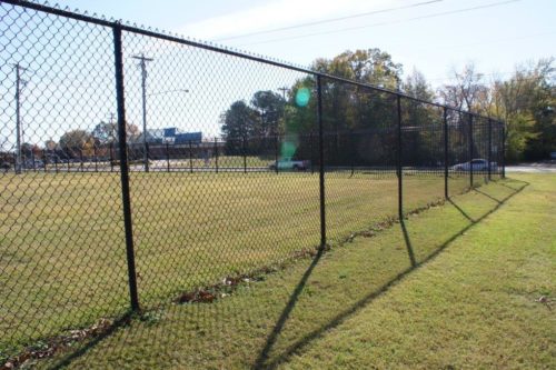 Chain link fence overview
