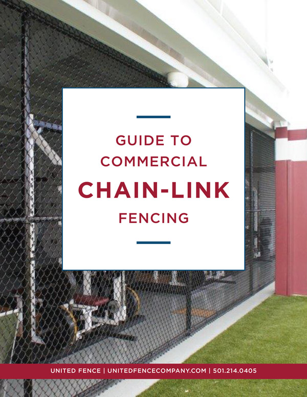 UFC chain link fence guide cover