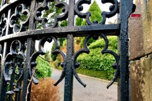 wrought iron fence panels