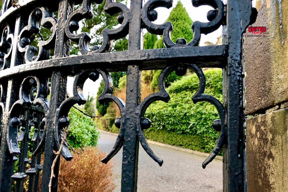 wrought iron fence panels